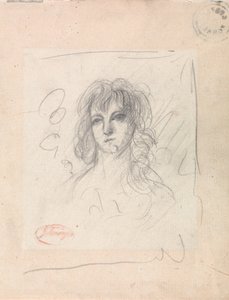Bir Kadının Başı by George Romney